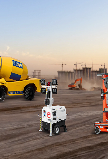 Maquinaria ligera en renta en construcción