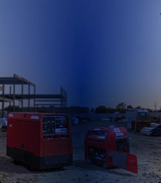 Plantas de soldar a diésel y soldadoras portátiles Shindaiwa para construcción