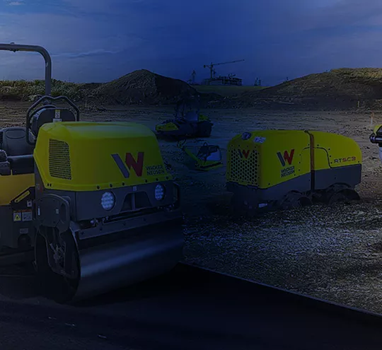 Rodillos compactadores, bailarinas y placas vibratorias Wacker Neuson para compactación de suelos