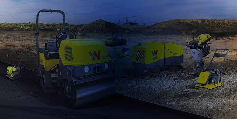 Rodillos compactadores, bailarinas y placas vibratorias Wacker Neuson para compactación de suelos